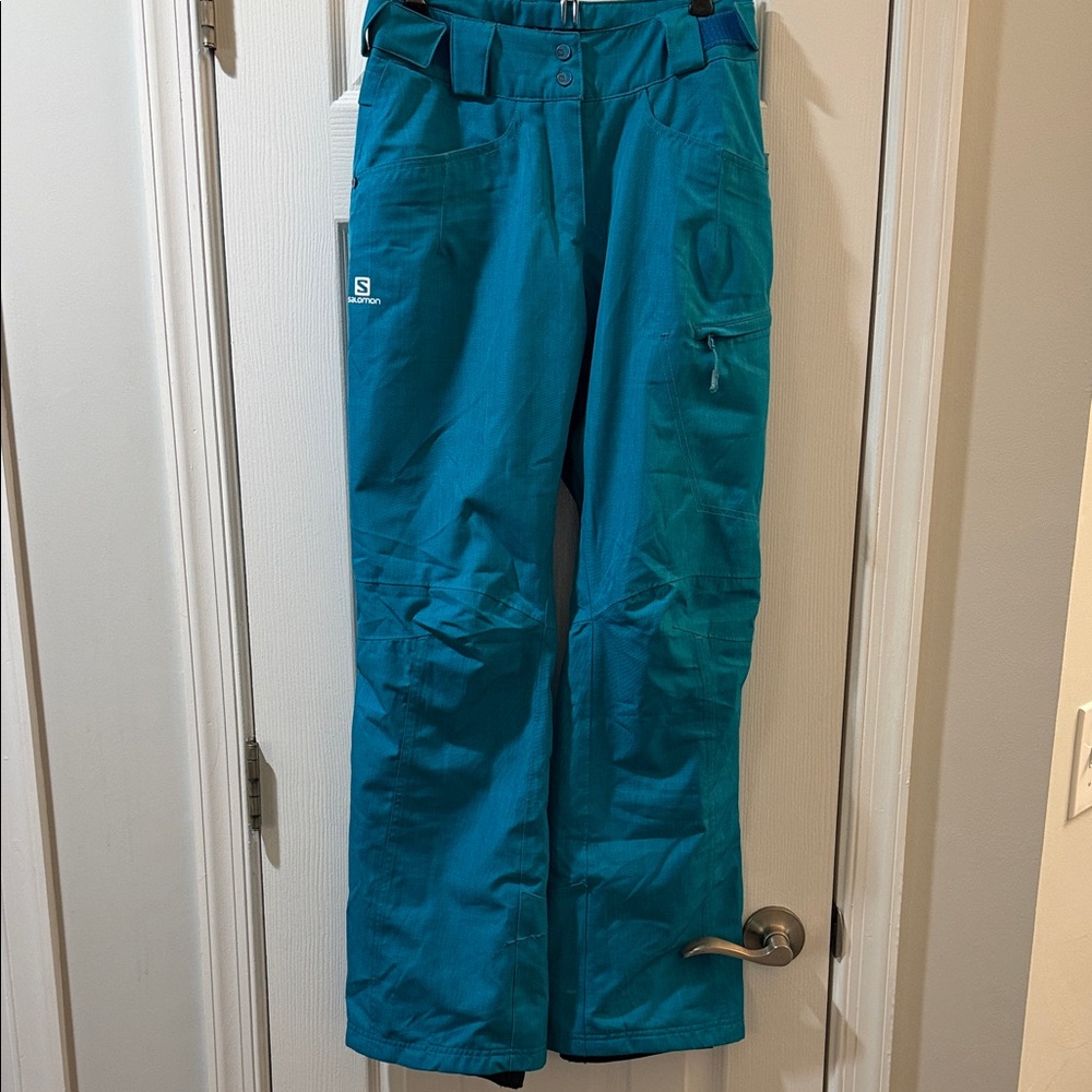 Salomon Turquoise Ski Pants
